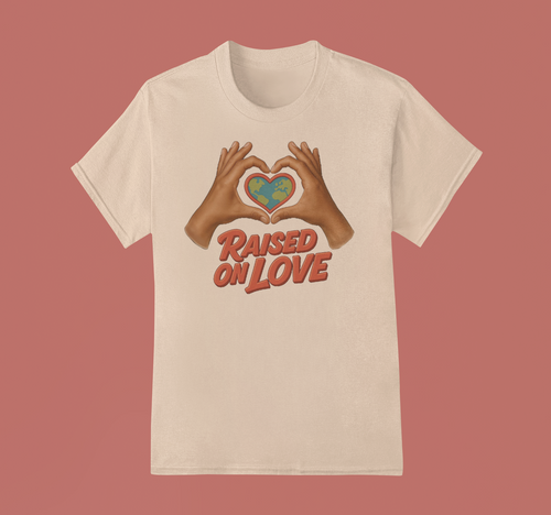 Raised On Love T-Shirt (Cream)